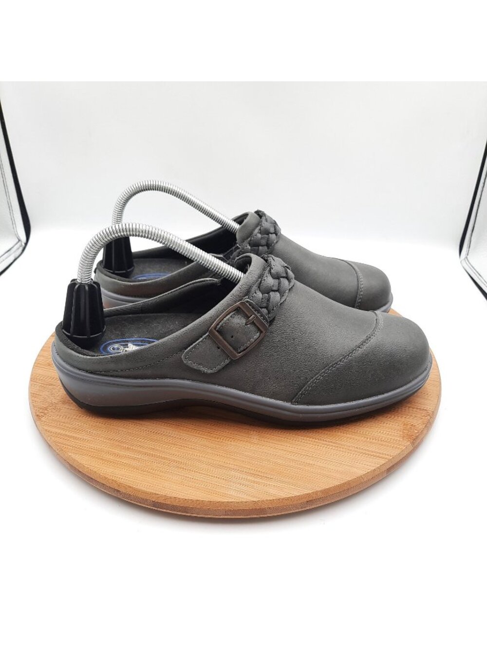 Orthofeet Irma Clog Womens 9.5 Shoes Leather Casual Comfort Orthotic Slip On